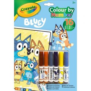LIBRO ACTIVIDADES Y COLOREAR  6 ROTULADORES BLUEY