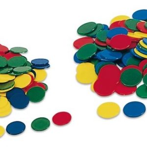 BOLSA 100 FICHAS DE COLORES 15 MM