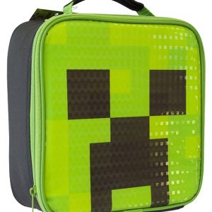 BOLSA DE ALMUERZO CREEPER CUBE MINECRAFT