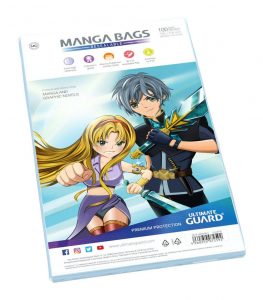 BOLSAS CON CIERRE REUTILIZABLES DE MANGAS-ULTIMATE GUARD (100UDS)