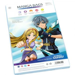 BOLSAS CON CIERRE REUTILIZABLES DE MANGAS-ULTIMATE GUARD (100UDS)