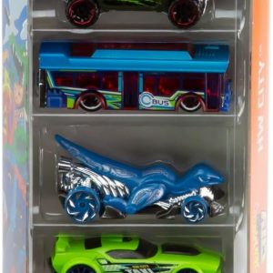 PACK DE 5 VEHICULOS HOT WHEELS 1806 MATTEL
