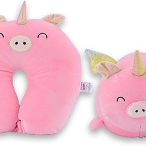 COJIN DE VIAJE PELUCHE ANIMALES SURTIDOS