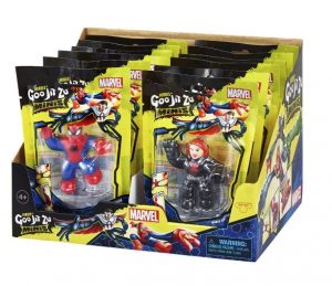 GOO JIT ZU - MINIS MARVEL EXPOSITOR 12 UNIDADES