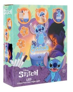 STITCH FIGURA PARA PINTAR CON LUZ LED