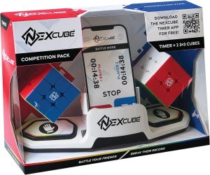 NEXCUBE 3X3 BATTLE PACK: 2 CUBOS + TEMPORIZADOR