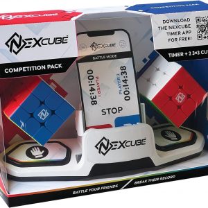 NEXCUBE 3X3 BATTLE PACK: 2 CUBOS + TEMPORIZADOR