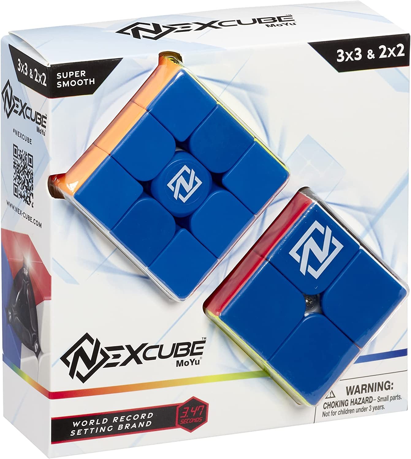 cubo-rubik-3x3 NEXCUBE PACK 3X3 + 2X2 CLÁSICO - Imagen 1