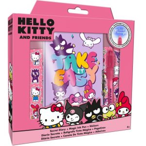 DIARIO SECRETO + BOLIGRAFO DE TINTA MAGICA HELLO KITTY