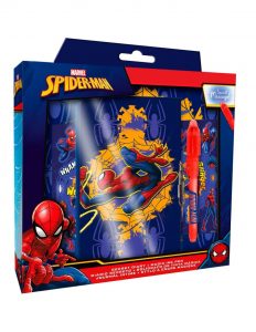 DIARIO SECRETO + BOLIGRAFO DE TINTA MAGICA SPIDERMAN