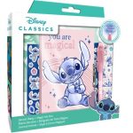DIARIO SECRETO + BOLIGRAFO DE TINTA MAGICA STITCH