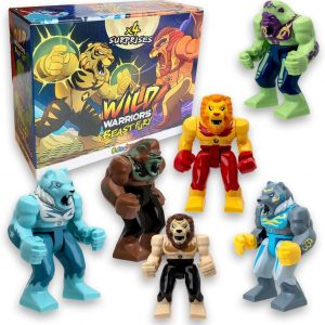 DISPLAY 12 WILD WARRIORS BEAST FURY