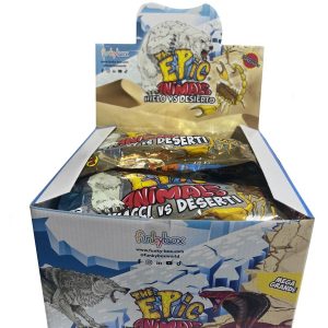 DISPLAY 14 SOBRES EPIC ANIMALS HIELO VS DESIERTO