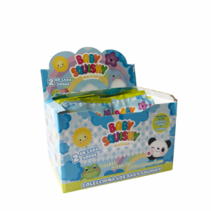 DISPLAY 16 SOBRES BABY SQUISHY KAWAII