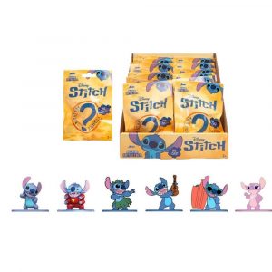 DISPLAY 24 SOBRES FIGURA METAL DISNEY STITCH - 4 CM SURTIDO