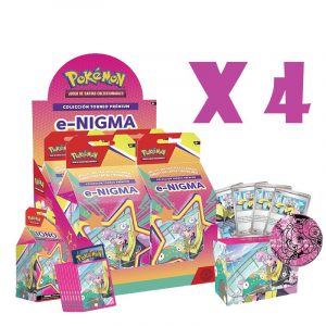 DISPLAY 4 POKEMON COLECCION DE TORNEO PREMIUM E-NIGMA