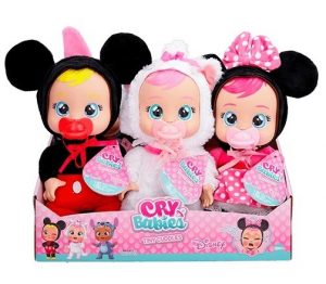 DISPLAY 6 BEBES LLORONES TINY CUDDLES DISNEY