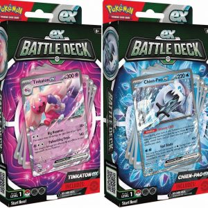 DISPLAY 6 POKEMON BARAJA DE COMBATE CHIEN-PAO / TINKATON