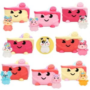 DISPLAY 8 BREAKEEZ CAKES PASTEL CON SLIME