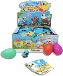 DISPLAY 8 EGGY ANIMALS BIRDS
