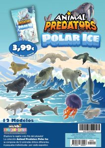 DISPLAY 8 SOBRES ANIMAL PREDATORS POLAR ICE