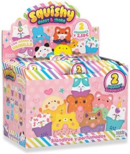 DISPLAY 8 SOBRES SQUISHY DONUT & SHAKE