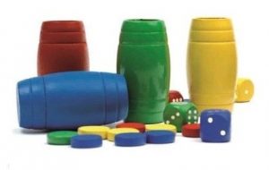 FICHAS PARCHIS 4 JUGADORES MADERA