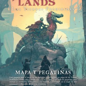 FORBIDDEN LANDS: MAPA EXTRA DE JUEGO Y PEGATINAS