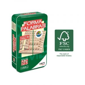 FORMA PALABRAS DE VIAJE 100% MADERA