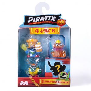 FOUR PACK PIRATIX SHARK TREASURE