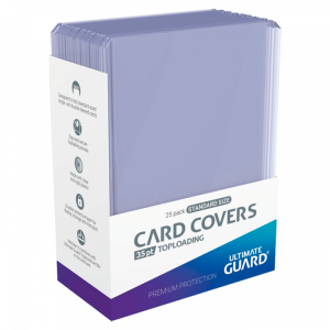 FUNDAS CARD COVERS TOP LOADING 35 PT TRANSPARENTE - PACK 25 UDS