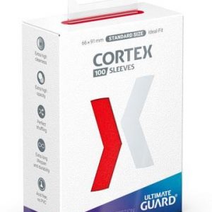 FUNDAS CORTEX TAMAÑO STANDARD 100UD - ROJO