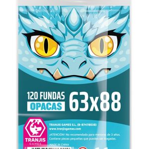 FUNDAS OPACAS DRAGON AZUL 63x88 120 U.