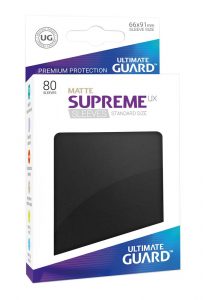 FUNDAS SUPREME UX TAMAÑO STANDAR NEGRO MATE 80 U