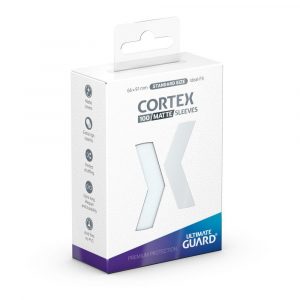 FUNDAS ULTIMATE GUARD CORTEX SLEEVES TRANSPARENTE MATE (100) ESTANDAR