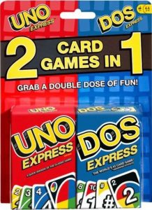 COMBO JUEGOS DE CARTAS UNO EXPRESS Y DOS EXPRESS