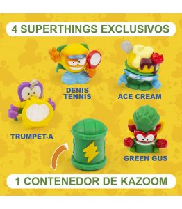 JUEGO DE CARTAS SUPERTHINGS CON MUÑECOS