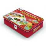 KIT PROYECTOR DINOSAURIOS- CAJA METÁLICA
