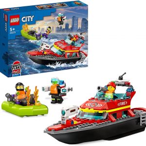 LEGO CITY LANCHA DE RESCATE DE BOMBEROS