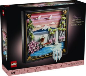 LEGO ART - PAISAJE JAPONES CON CEREZOS