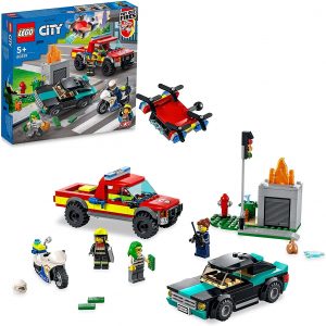 LEGO CITY RESCATE DE BOMBEROS Y PERSECUCION POLICIAL