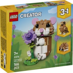 LEGO 3 EN 1 CREATOR - LINDO HAMSTER CON FLOR