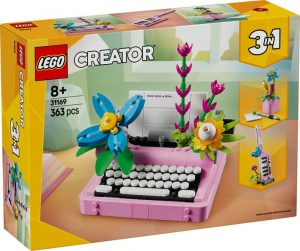 LEGO CREATOR MÁQUINA DE ESCRIBIR CON FLORES 3EN1