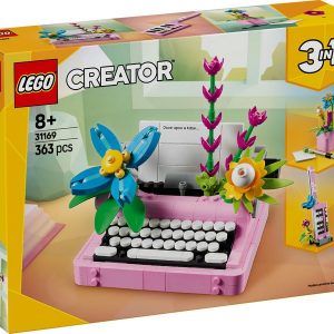 LEGO CREATOR MÁQUINA DE ESCRIBIR CON FLORES 3EN1