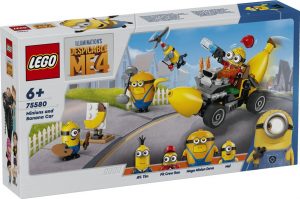 LEGO DESPICABLE ME MINIONS Y COCHE BANANA