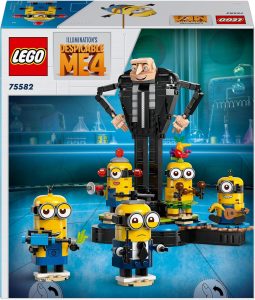 LEGO DESPICABLE ME MODELO DE GRU Y LOS MINIONS