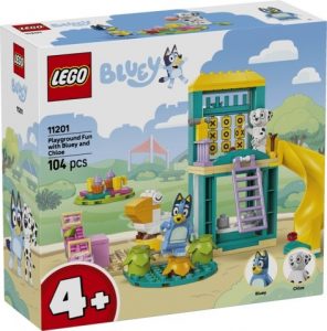 LEGO DIVERSION EN EL PARQUE DE JUEGOS CON BLUEY