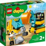 LEGO DUPLO - CAMION Y EXCAVADORA CON ORUGAS