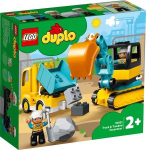 LEGO DUPLO - CAMION Y EXCAVADORA CON ORUGAS