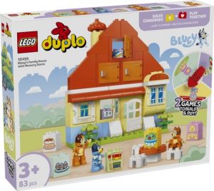 LEGO DUPLO - CASA FAMILIAR DE BLUEY CON JUEGO DE MEMORIA